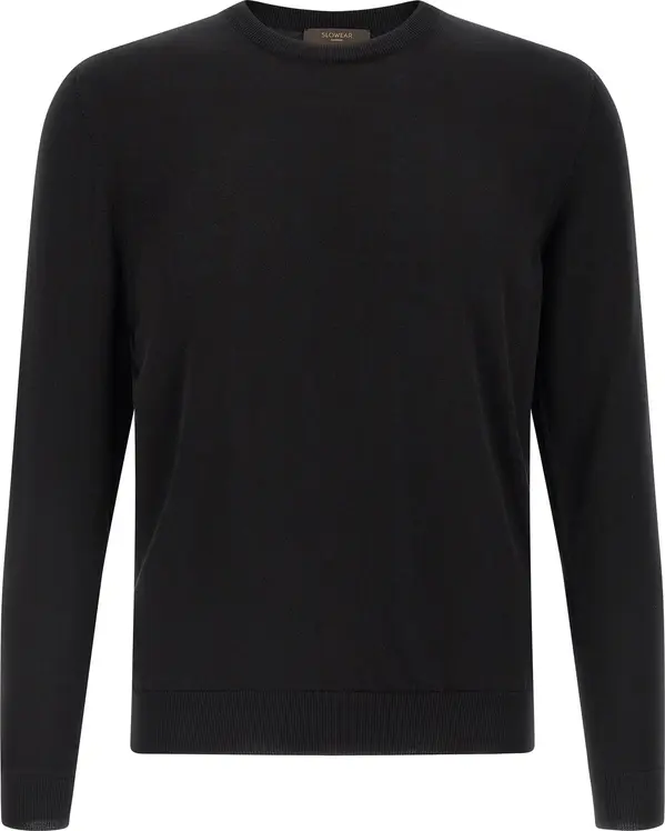 Black Cotton Cardigan