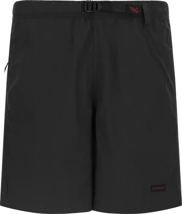 Black Nylon Bermuda Shorts