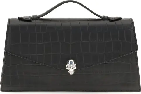Black Calf Leather Bos Taurus Handbag