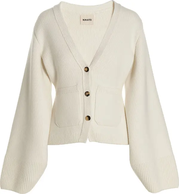 White Cashmere Cardigan