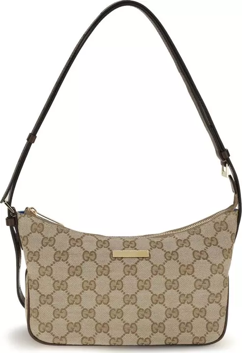 Beige Polyester Handbag