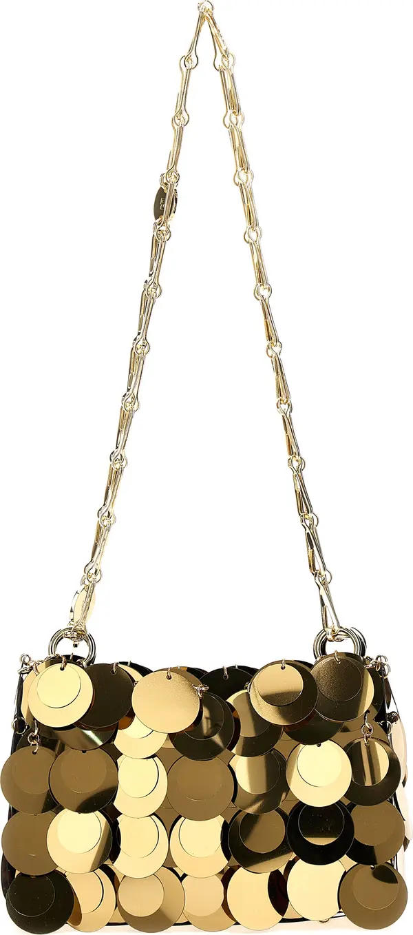 Gold Polyester Handbag