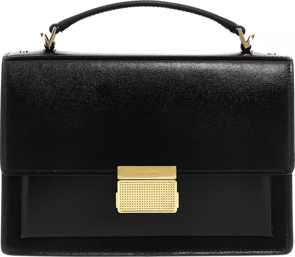 Black Cowhide Handbag