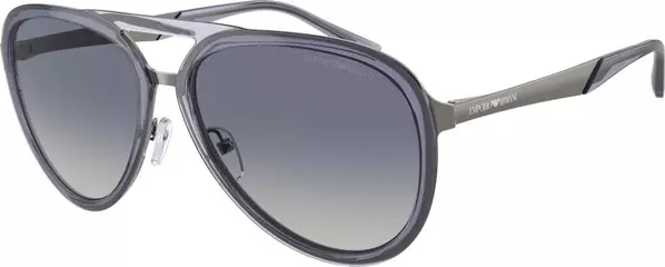 Blue Metal Sunglasses