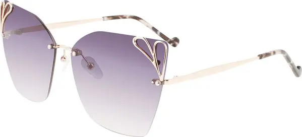 Gold Metal Sunglasses
