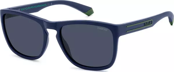 Blue Polycarbonate Sunglasses