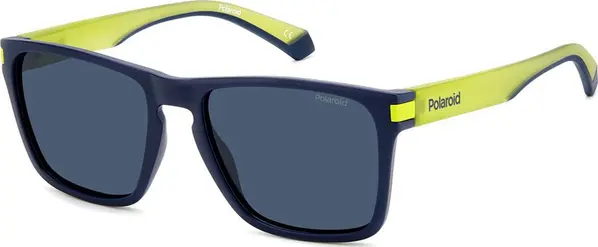 Blue Polycarbonate Sunglasses