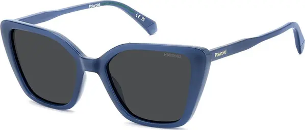 Blue Polycarbonate Sunglasses