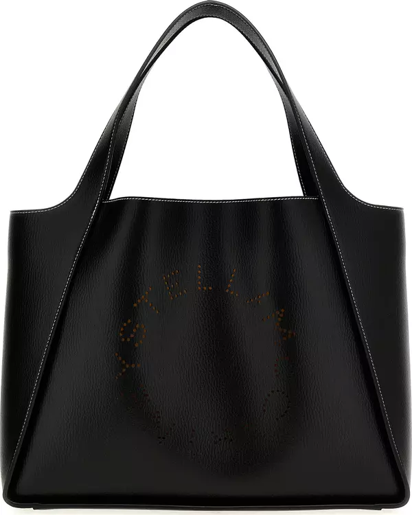 Black Polyamide Tote Bag