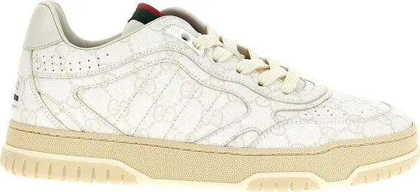White Polyethylene Sneakers