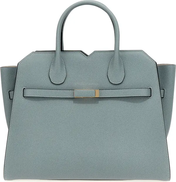 Gray Calfskin Handbag