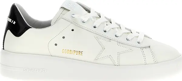 Black Cowhide Low Top Sneakers