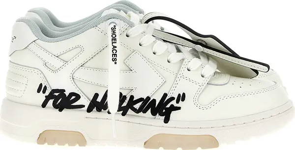 Bicolor Bovine Leather Low Top Sneakers