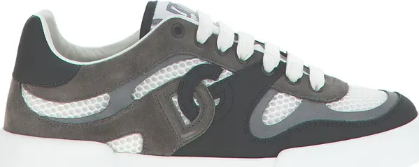 Gray Calfskin Athletic Sneakers