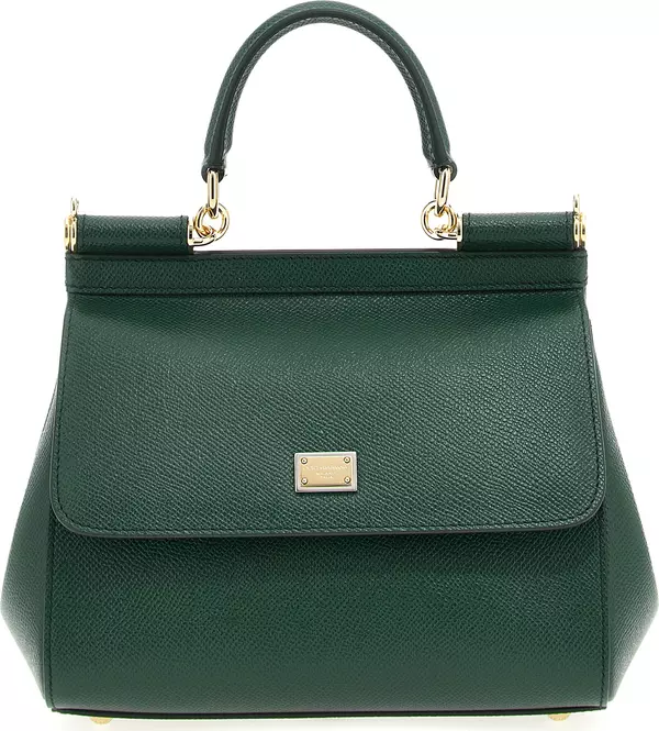 Bicolor Calfskin Handbag