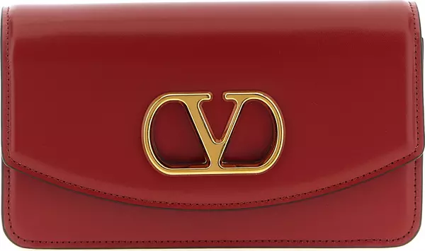 Multicolor Calfskin Clutch Bag