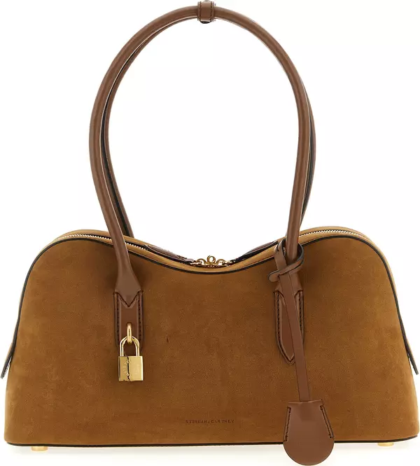 Brown Polyamide Shoulder Bag