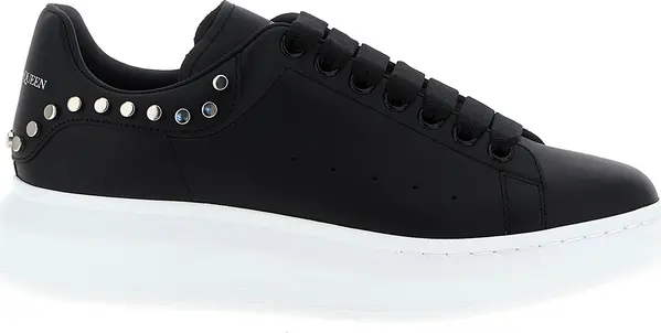 Black Calfskin Chunky Sneakers