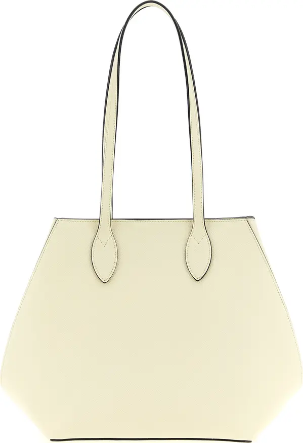 White Calfskin Tote Bag