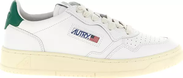Bicolor Goatskin Low Top Sneakers