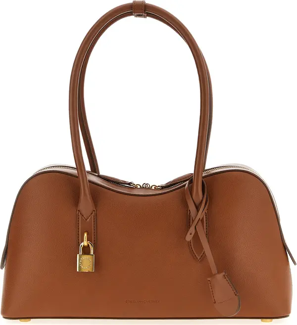 Brown Polyamide Shoulder Bag