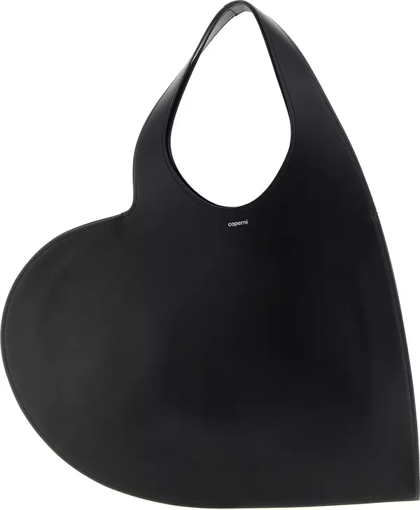 Black Cowhide Shoulder Bag