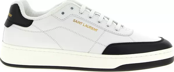 Bicolor Calfskin Low Top Sneakers