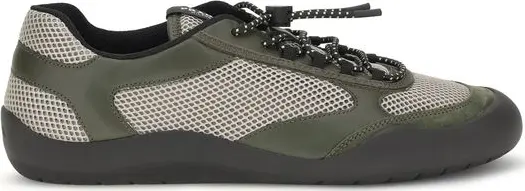 Bicolor Polyester Athletic Sneakers