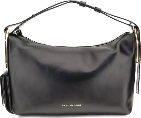 Black Calf Leather Bos Taurus Shoulder Bag
