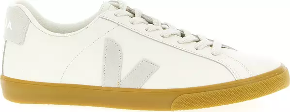 Beige Calfskin Low Top Sneakers