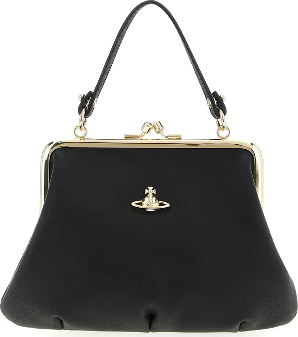 Black Cowhide Handbag