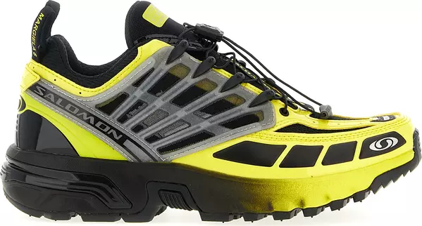 Bicolor Nylon Athletic Sneakers