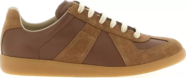 Brown Calfskin Sneakers