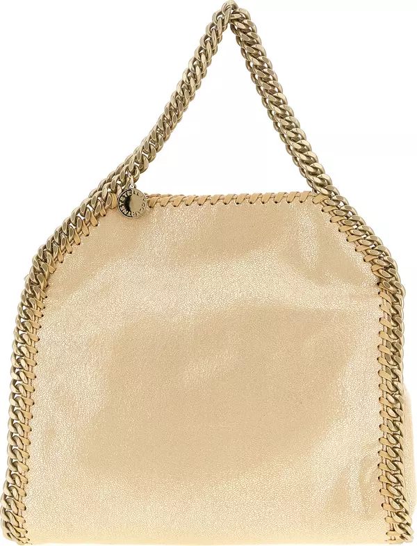 Gold Polyester Handbag