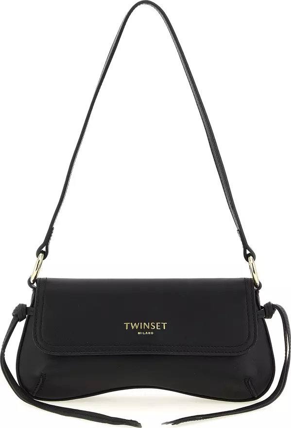Black Leather Shoulder Bag