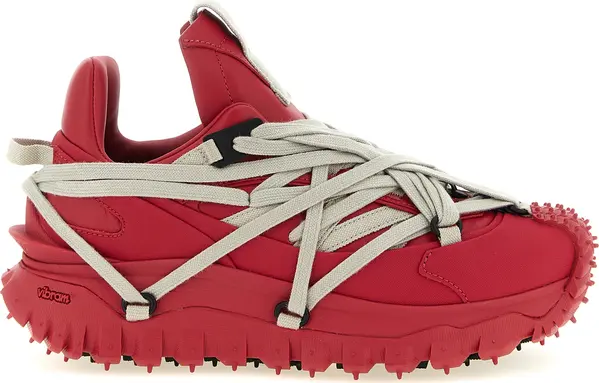 Multicolor Cowhide Athletic Sneakers