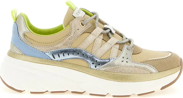 Multicolor Polyethylene Athletic Sneakers