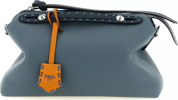 Blue Calfskin Handbag