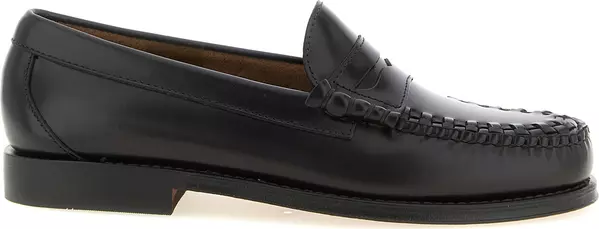 Brown Cowhide Slip-On Loafers
