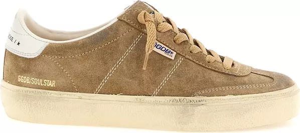 Brown Cowhide Low Top Sneakers