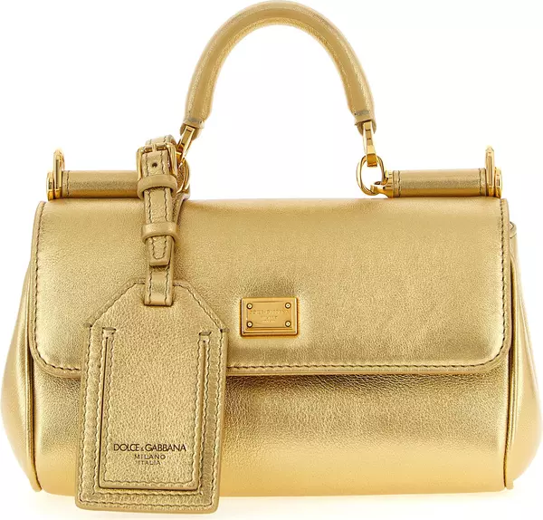 Gold Calfskin Handbag