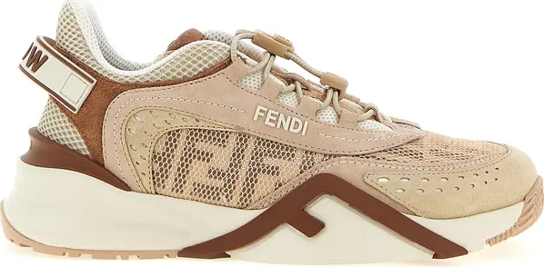 Multicolor Polyamide Athletic Sneakers