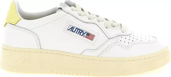 Bicolor Cowhide Low Top Sneakers