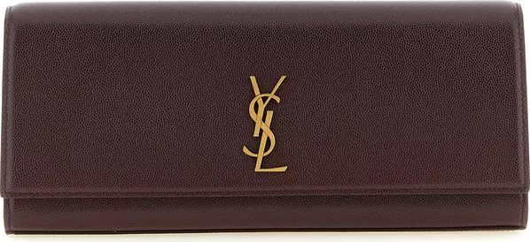 Bordeaux Calfskin Clutch Bag