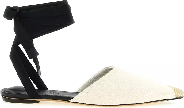 Beige Cowhide Espadrilles
