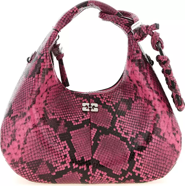 Fuchsia Recycled Polyester Handbag