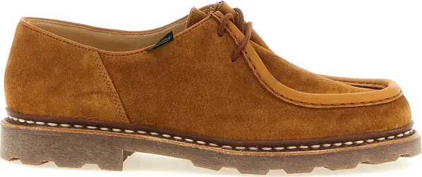 Brown Calfskin Oxfords And Derbies