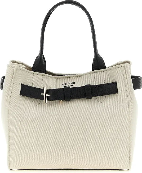 Bicolor Cotton Tote Bag