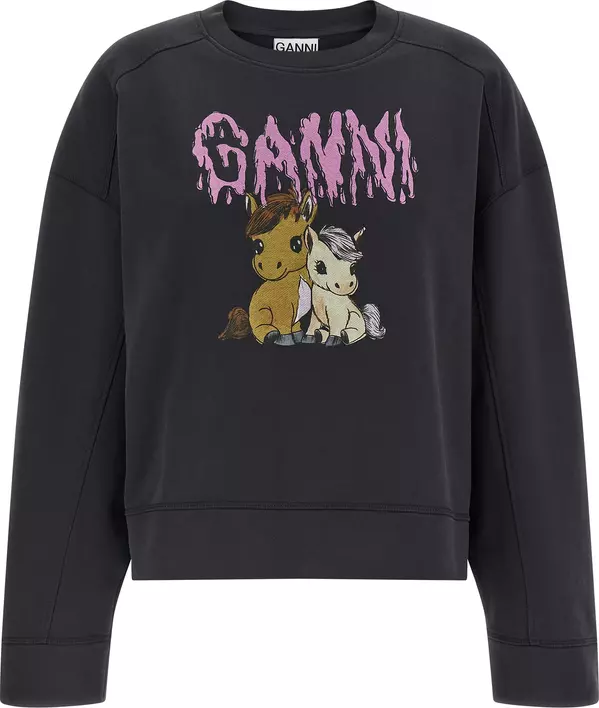 Black Organic Cotton Sweatshirt
