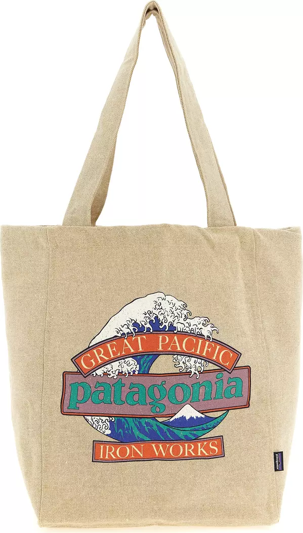 Beige Cotton Tote Bag